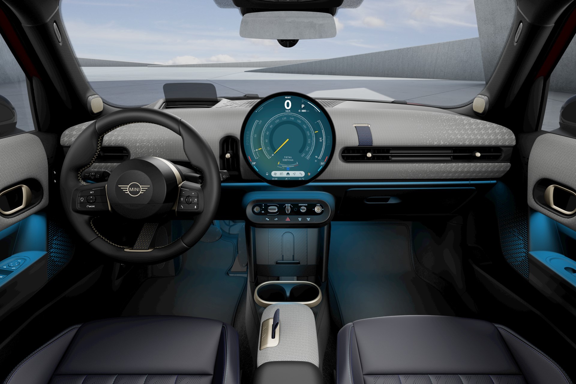 MINI Cooper 5 portas – interior – destaques.